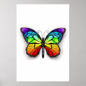Monarch van regenboogvlinders poster (Voorkant)