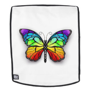 Monarch van regenboogvlinders rugtassen