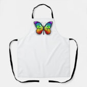 Monarch van regenboogvlinders schort (Voorkant)