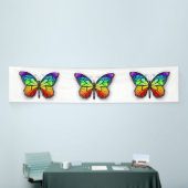 Monarch van regenboogvlinders spandoek (Beurs)