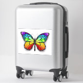 Monarch van regenboogvlinders sticker (Koffer)