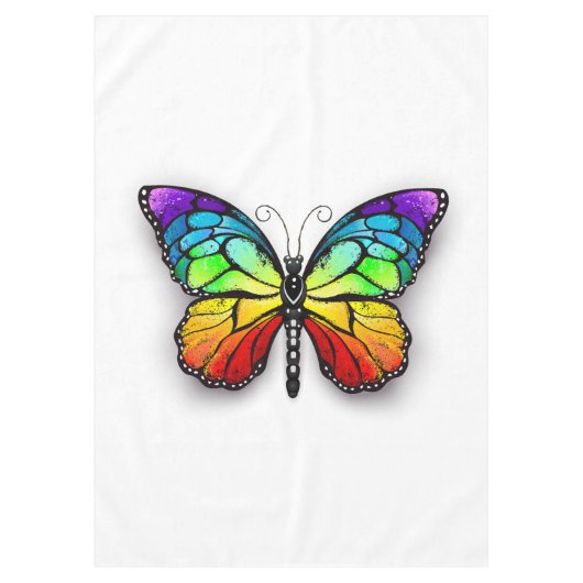Monarch van regenboogvlinders tafelkleed (Voorkant)