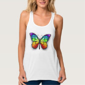 Monarch van regenboogvlinders tanktop (Voorkant)