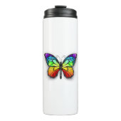 Monarch van regenboogvlinders thermosbeker (Voorkant)