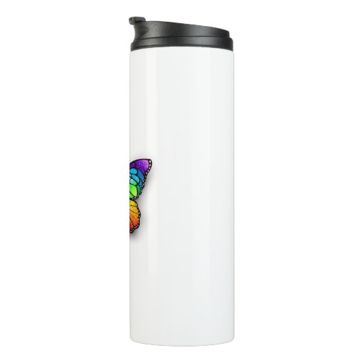 Monarch van regenboogvlinders thermosbeker (Geroteerd rechts)