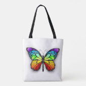 Monarch van regenboogvlinders tote bag (Achterkant)
