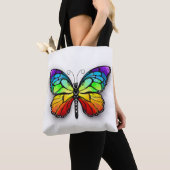 Monarch van regenboogvlinders tote bag (Dichtbij)