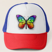 Monarch van regenboogvlinders trucker pet (Voorkant)