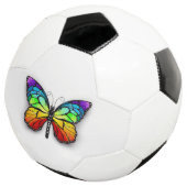 Monarch van regenboogvlinders voetbal (Drie kwart)