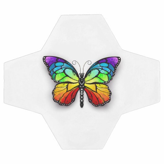 Monarch van regenboogvlinders voetbal (Enkel)