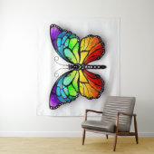 Monarch van regenboogvlinders wandkleed (In situ)