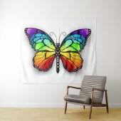 Monarch van regenboogvlinders wandkleed (In Situ (horizontaal))