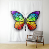 Monarch van regenboogvlinders wandkleed (In situ)