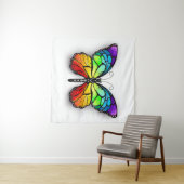 Monarch van regenboogvlinders wandkleed (In Situ (horizontaal))