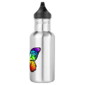 Monarch van regenboogvlinders waterfles  (Rechts)