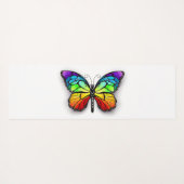 Monarch van regenboogvlinders yogamat (Achterkant (horizontaal))