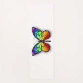 Monarch van regenboogvlinders yogamat (Voorkant)