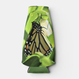 Monarch verschijnt in de tuinen flesjeskoeler