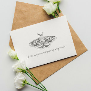Monarch Vintage Watercolor Vlinder Briefkaart