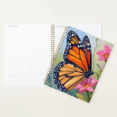Monarch Vlinder Aquarel Bloementuin Planner (Display)