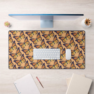 Monarch Vlinder Art Patroon Desk Mat Pad