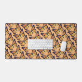 Monarch Vlinder Art Patroon Desk Mat Pad (Keyboard & Muis)