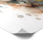 Monarch Vlinder Art Print Poster (Hoek)