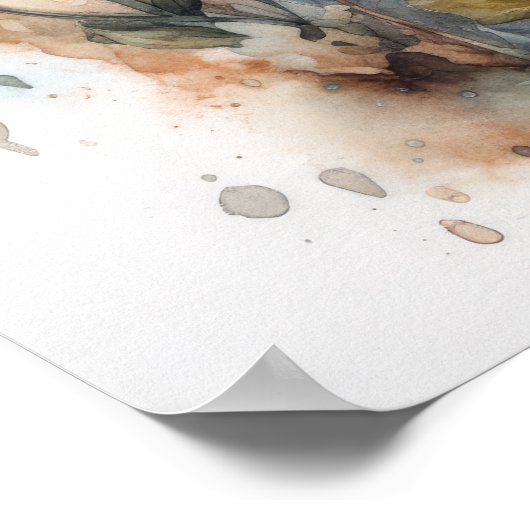 Monarch Vlinder Art Print Poster (Hoek)