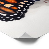 Monarch Vlinder Art Print Poster (Hoek)