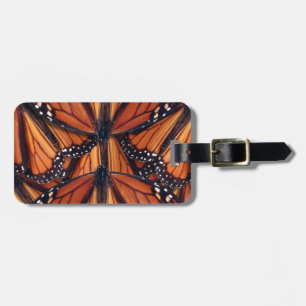 monarch vlinder bagagelabel