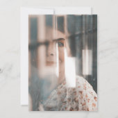 Monarch Vlinder Begrafenis Viering van het Leven Kaart (Achterkant)