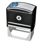 Monarch vlinder blauw ombre  zelfinktende stempel (Product)