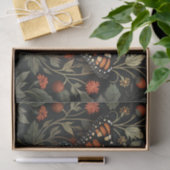 Monarch vlinder botanische decoupage tissuepapier (Geschenk)
