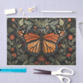 Monarch vlinder botanische decoupage tissuepapier (Craft)