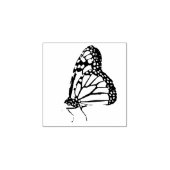 Monarch Vlinder Bug Insect Wildlife Houten Stempel (Afrduk)