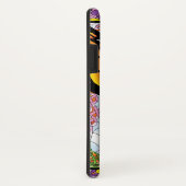 Monarch vlinder fee Paarse bloemen Case-Mate iPhone Case (Achterkant / rechts)