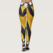 Monarch vlinder geïnspireerde Leggings (Achterkant)