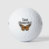 Monarch Vlinder Golfballen (Voorkant)