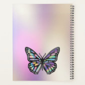 Monarch vlinder holografie vleugels zomer natuur planner (Achterkant)
