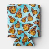 Monarch Vlinder Illustratie op Wolken Blikjeskoeler (Achterkant)