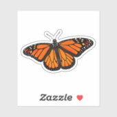 Monarch Vlinder Insecten Vinyl Sticker (Vel)