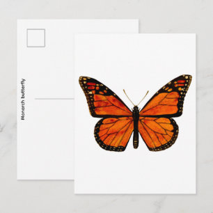 Monarch vlinder Klein Briefkaart