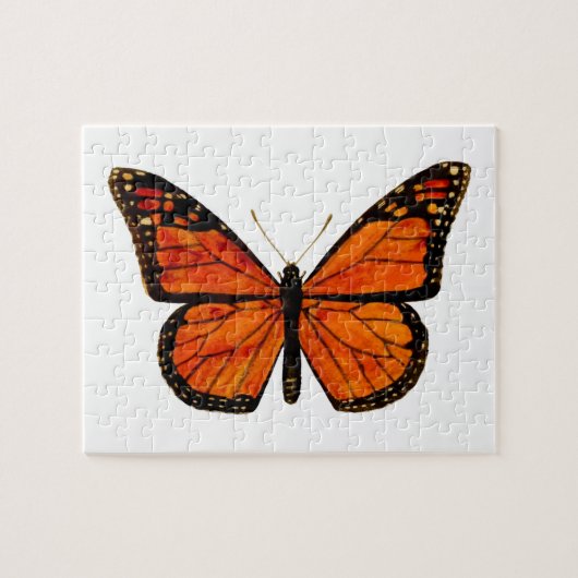 Monarch vlinder Klein Legpuzzel (Horizontaal)