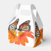 Monarch vlinder Mexicaanse zonnebloem bloemen bloe Bedankdoosjes (Achterkant)