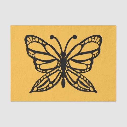 Monarch Vlinder Natuur Vlinders Tissuepapier (Voorkant)