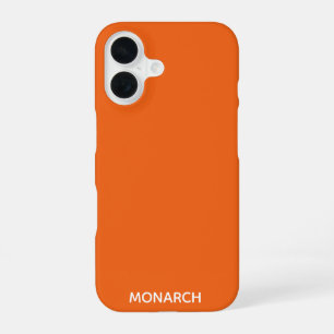 Monarch vlinder oranje kleur naam iPhone 16 hoesje