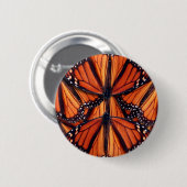 monarch vlinder ronde button 5,7 cm (Voorkant /achterkant)