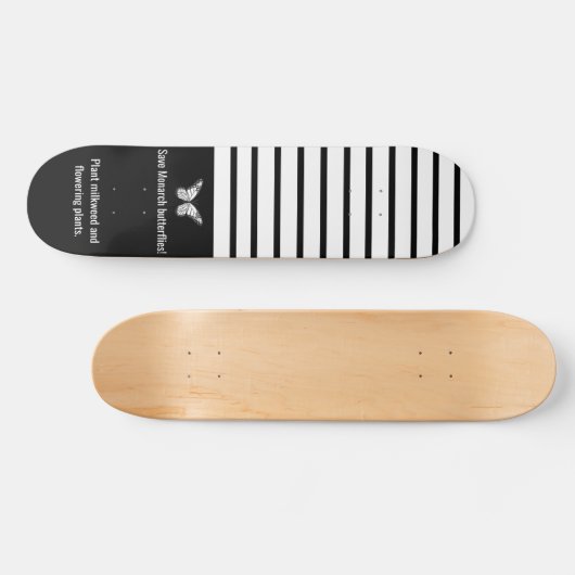 Monarch vlinder skateboard (Horizontaal)