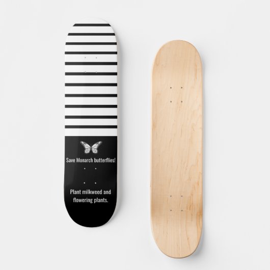 Monarch vlinder skateboard (Voorkant)