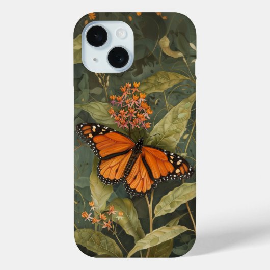 Monarch Vlinder Telefoon Case (Achterkant)